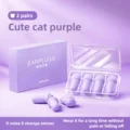 Cute cat purple