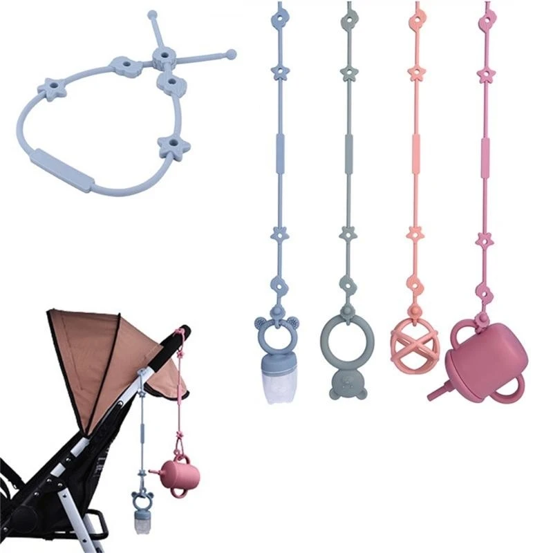 M76C correas seguridad juguete para cunas silla arnés botella juguete para niños, correas para tazas, para - imagen 3