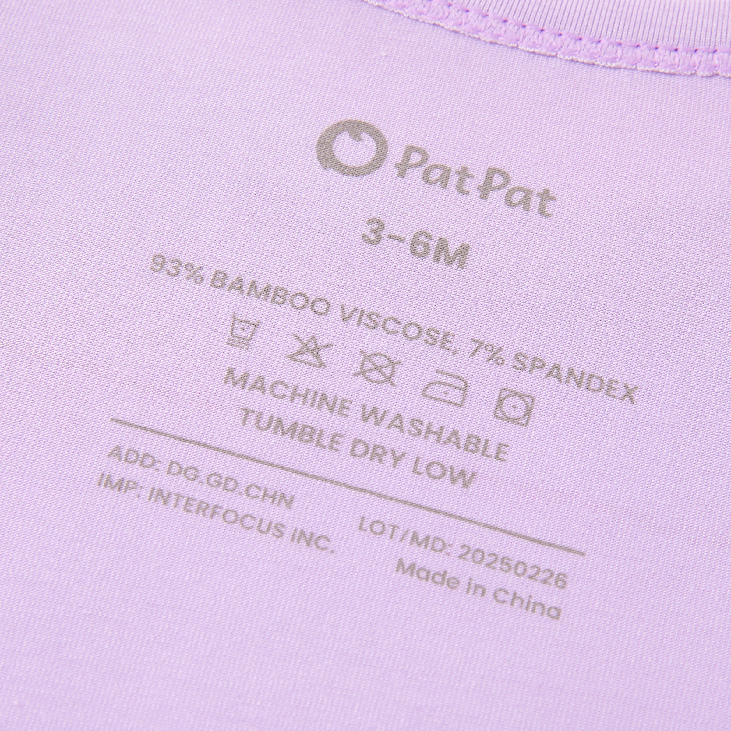 PatPat Bambú Paquete de 5 mamelucos casuales para bebé/niña - imagen 5