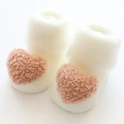 Calcetines térmicos antideslizantes de terciopelo para bebé