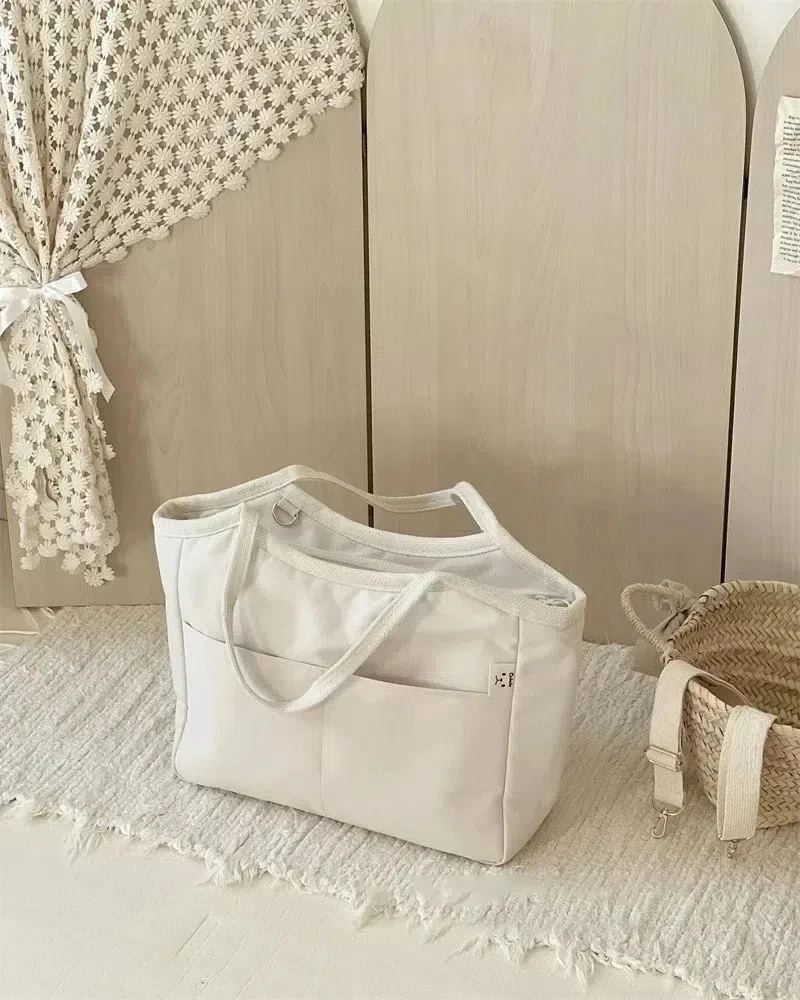 MILANCEL nuevo bolso de mamá coreano bolso multifuncional bolso de hombro de moda bolso Mon de lona ligero al aire libre - imagen 4