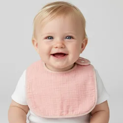 Baberos de algodón superabsorbentes para recién nacidos