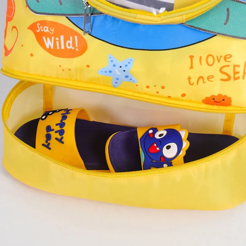 Mochila infantil impermeable con dibujos para natación - imagen 4