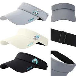 Hatsune Miku sombrero para el sol Color sólido tapa vacía gorra de pico de pato para hombres mujeres novedad de verano sombrero de protección solar al aire libre para viajes de vacaciones