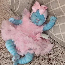Muñeca Reborn hiperrealista de 48 cm con venas visibles – Piel tono melocotón