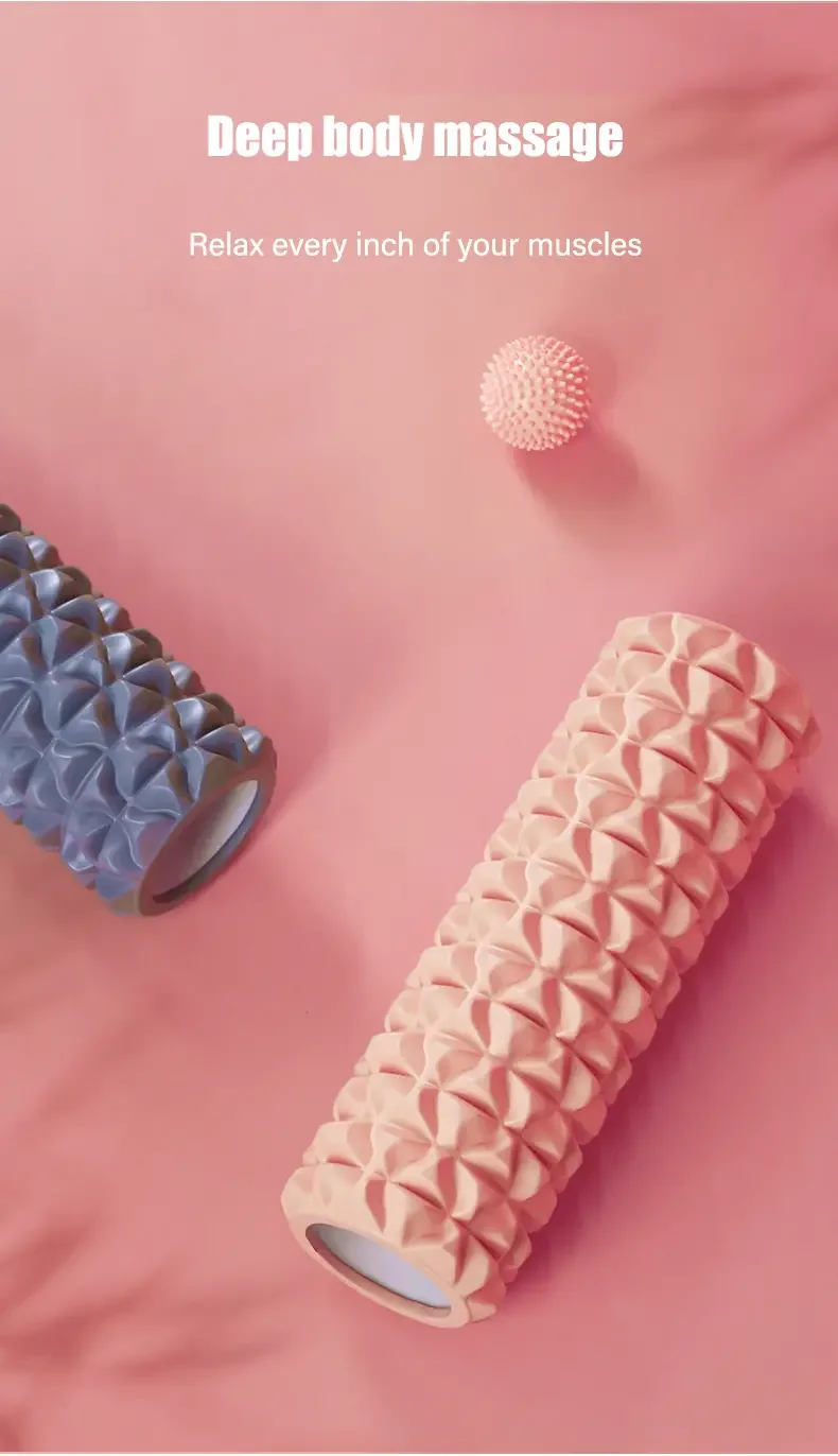 Rodillo de espuma infantil para yoga y pilates con ejercicio - imagen 4