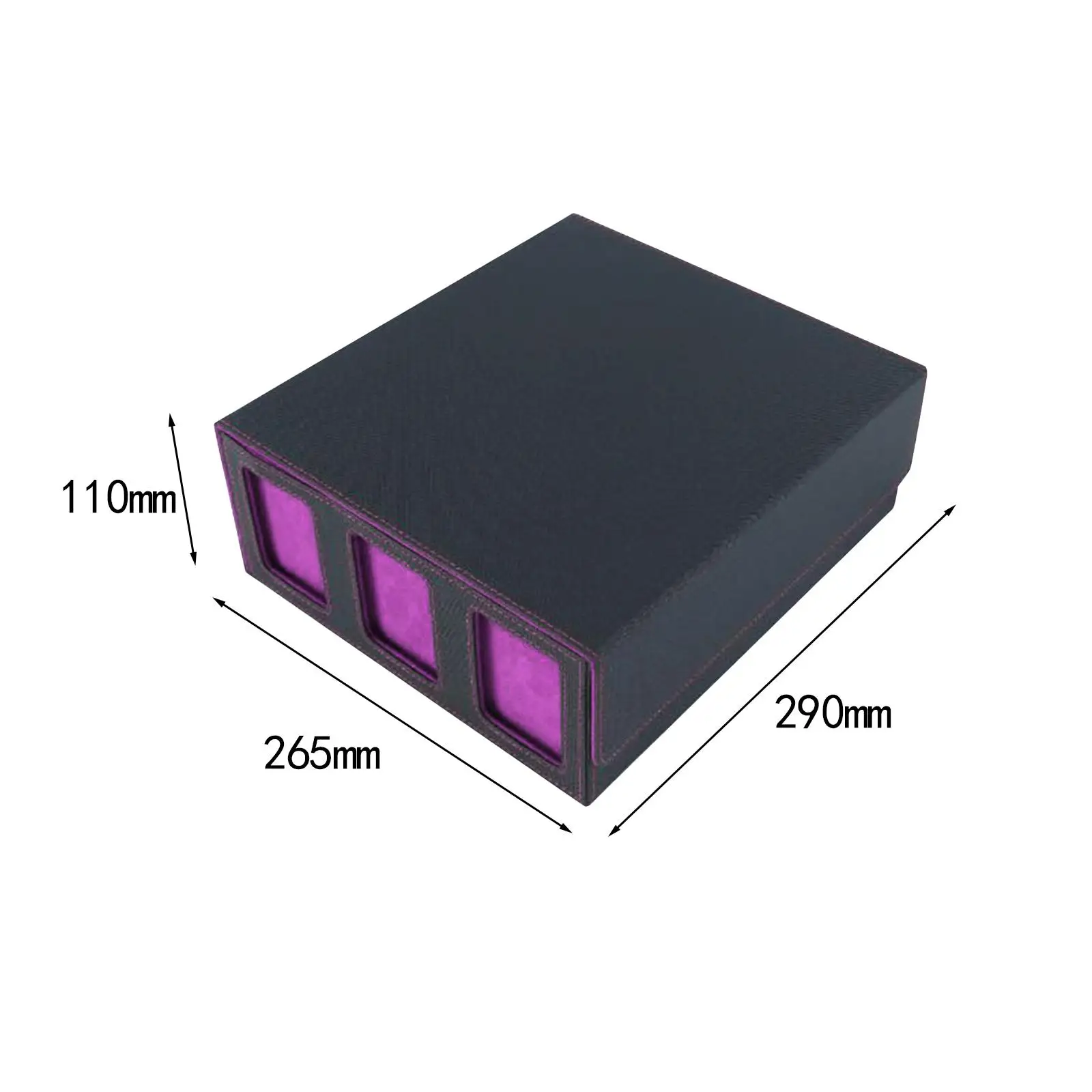Trading Card Deck Box Sleeved Cards Holder Premium Game Card Storage Sports Cards Case