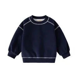 Sudadera con capucha MILANCEL para niño – Diseño contraste primavera