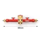 Red Rear Axle