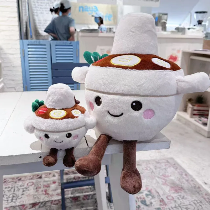 Peluche de olla caliente con doble sopa – Muñeco creativo - imagen 3