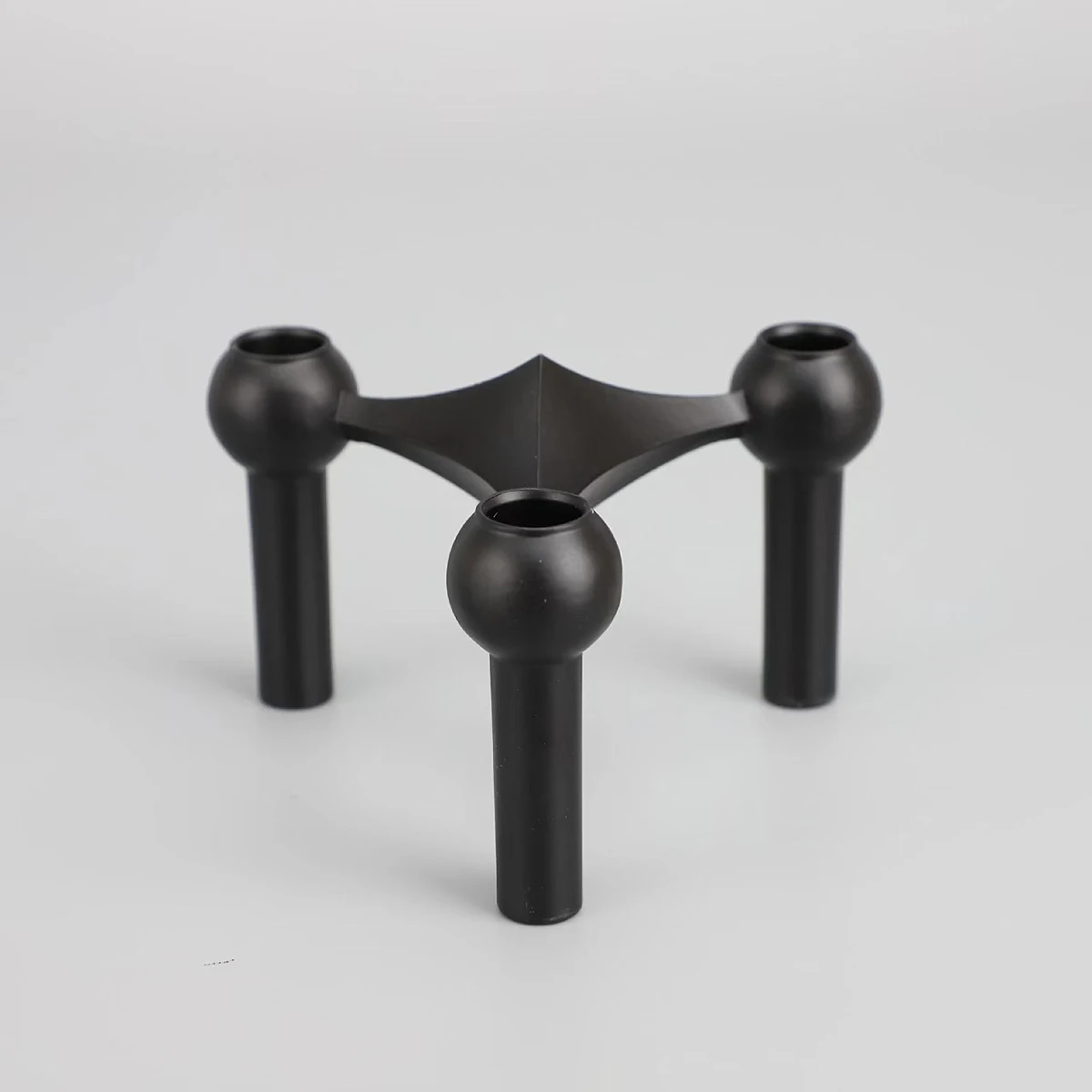 Candelabro de Metal con estructura Molecular nórdica, candelabro dorado, centro de mesa, decoración para sala de estar, regalo, candelabro decorativo para el hogar - imagen 5