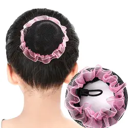 Círculo de pelo invisible para niñas – Diadema de flores con redecilla