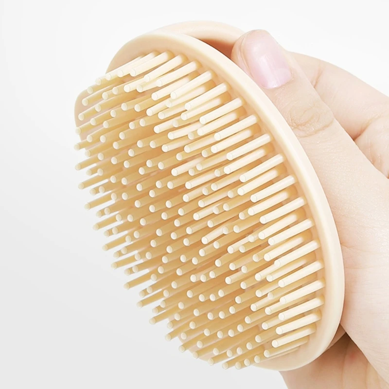 Cepillo de champú de silicona con oso de dibujos animados para bebé, baño infantil, silicona suave, cepillo de ducha para niños, cabezal, cepillo de masaje para lavado de cabello - imagen 2