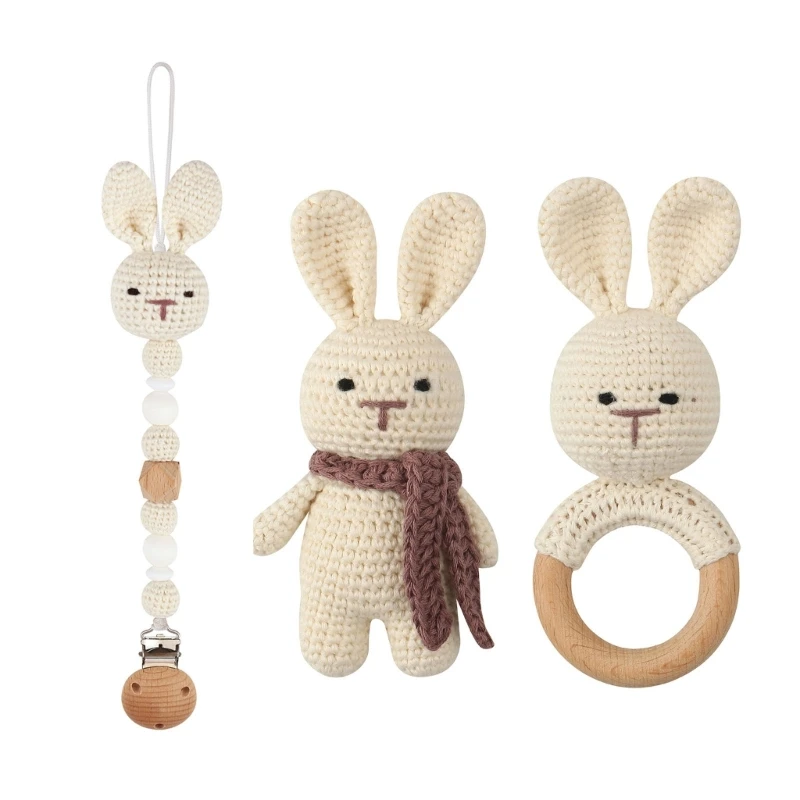 rabbit rattle set