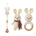 rabbit rattle set