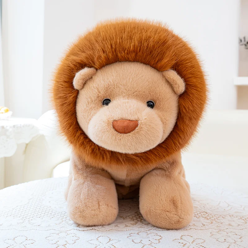 Peluche de león realista – Muñeco suave para el sueño del bebé - imagen 2