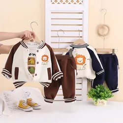 Chándal bebé primavera otoño con chaqueta de dibujos animados