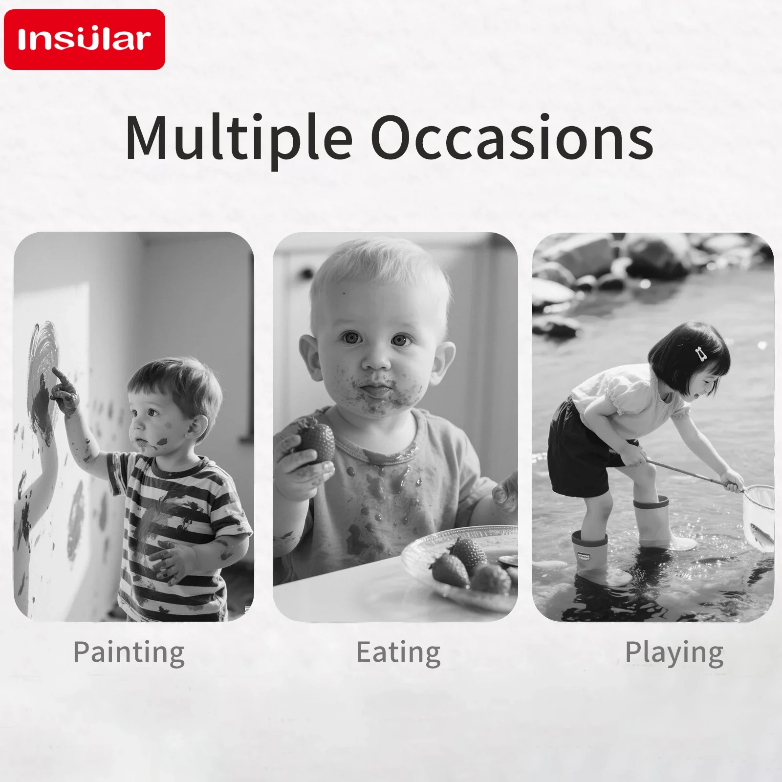 Ropa aislante para comer para bebés, Baberos 100% de PU para bebés, delantal impermeable para recién nacidos, ropa protectora de vendaje inverso al revés de 0 a 1 años - imagen 5