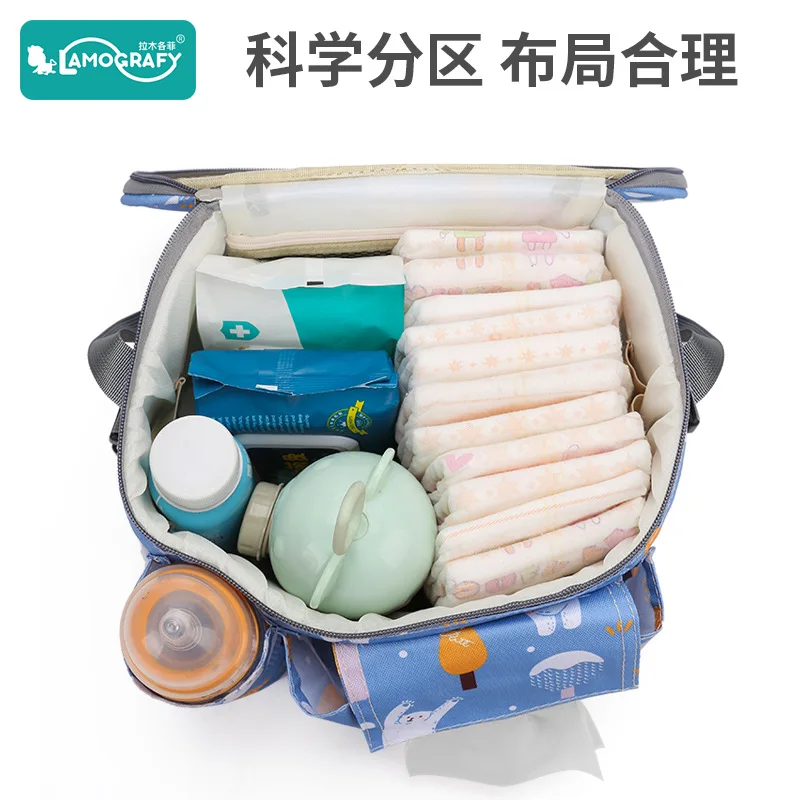 Bolsa colgante para cochecito de bebé, bolsa multifuncional para mamá al aire libre, bolsa impermeable para cochecito de almacenamiento para madre y bebé - imagen 3