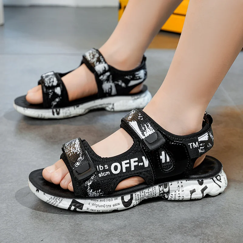 Sandalias de verano antideslizantes para niños de suela suave - imagen 2