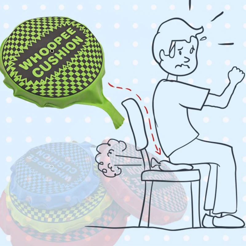 Divertida broma pedo cojín ruidoso whoopee cojín regalo de broma para adultos accesorios de truco fiesta de oficina en casa regalo novedoso amigos familia ZYF - imagen 5