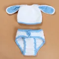 White Blue Ears