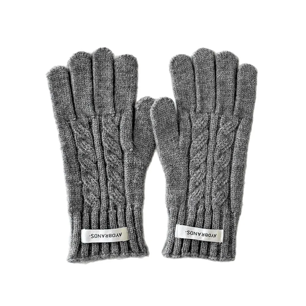 Guantes para niños, guantes de invierno coreanos de tela con cinco dedos, guantes cálidos para niños y niñas, accesorios para mitones para niños - imagen 5