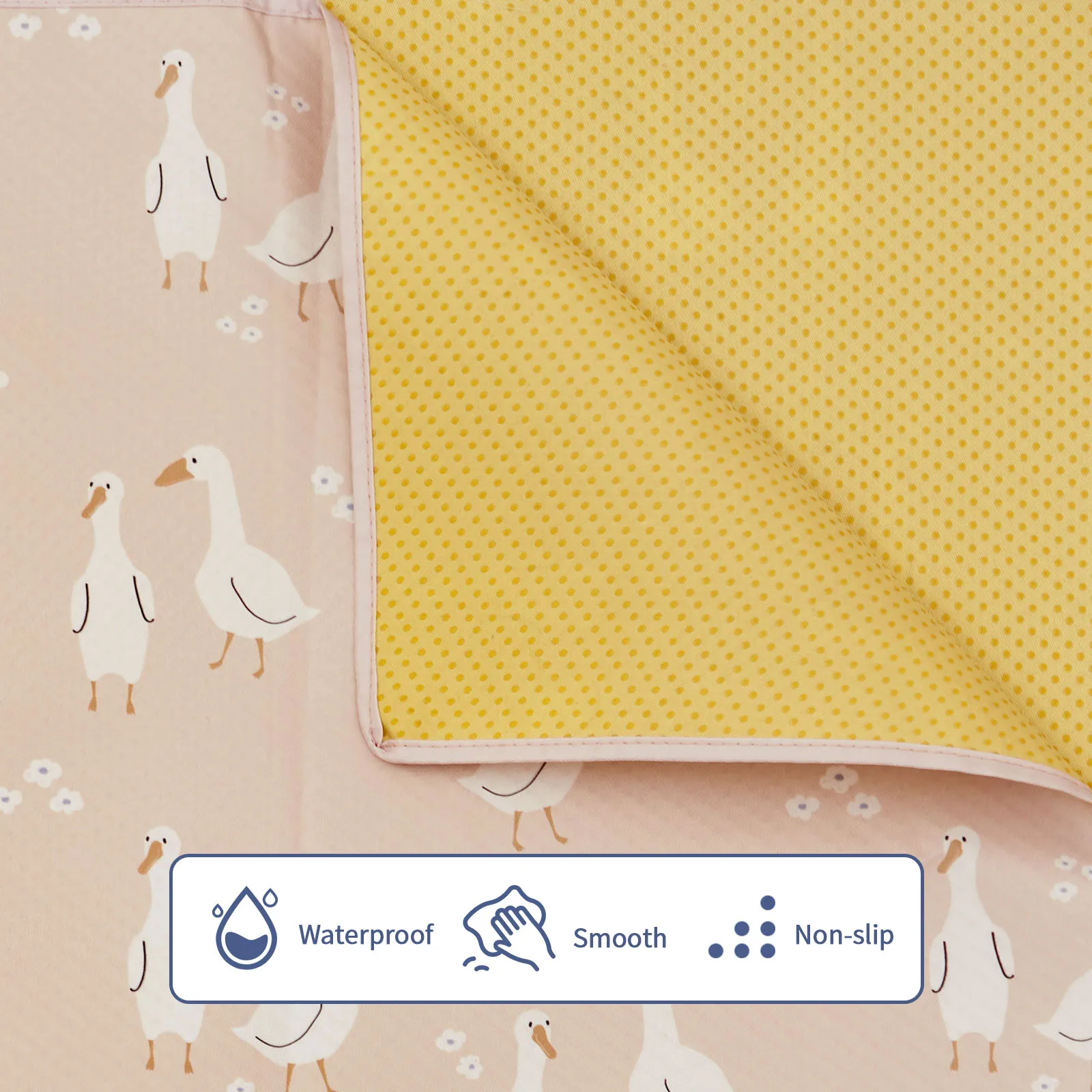 HappyFlute-alfombrilla Splat para debajo de la silla alta/artos/manualidades, lavable, impermeable, antideslizante, salpicaduras, portátil, juegos bebés - imagen 3