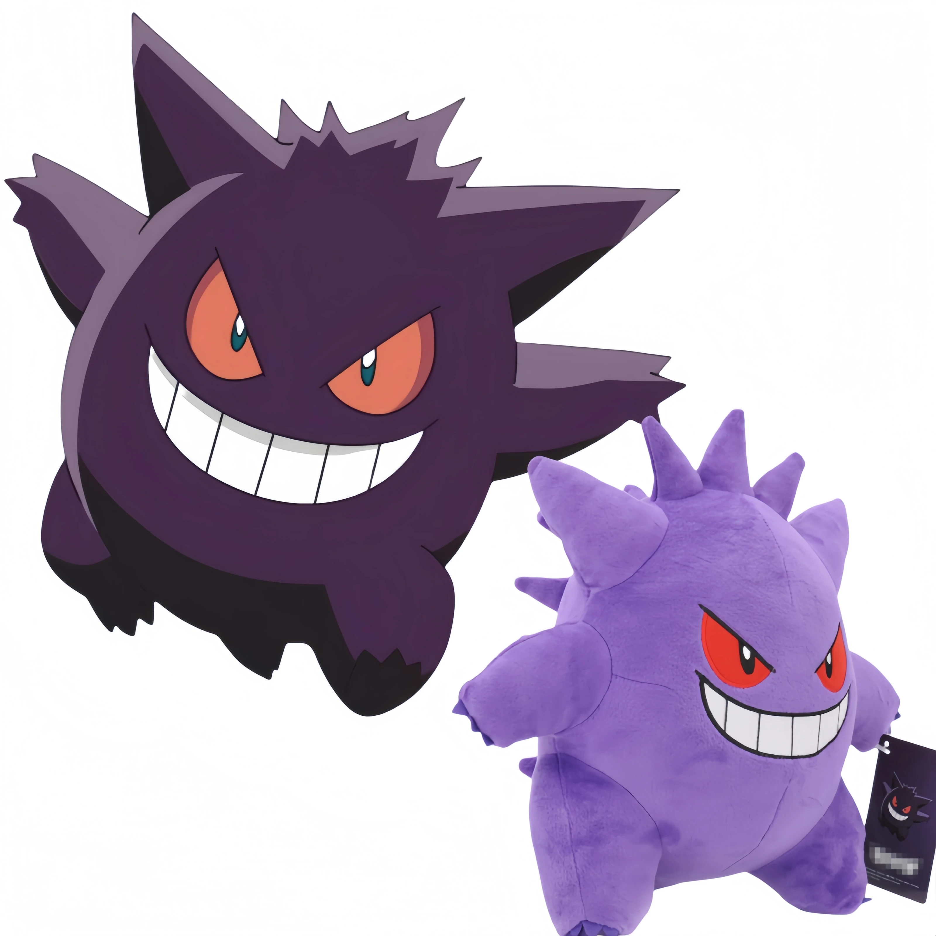 Gengar peluche Pokemon suave para niño - imagen 3