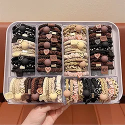 Lazos de pelo elásticos para niña estilo coreano coletas altas