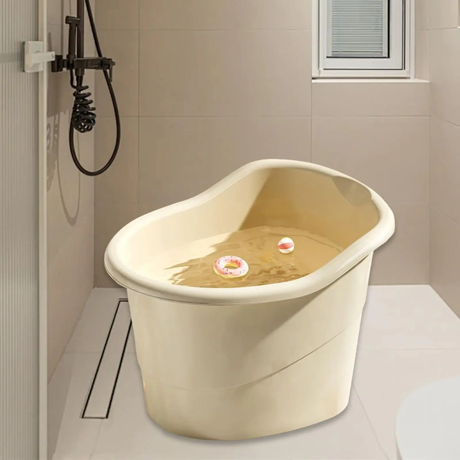 Baby Bath Bucket Non Slip Bottom Sitting up for Boys and Girls Kids Children Baby Bath Bucket Non Slip Bottom Sitting up for Boys and Girls Kids Children