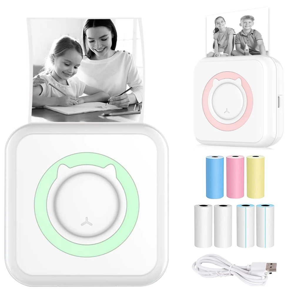 Mini impresora térmica para niños – Etiquetas y fotos Bluetooth - imagen 2