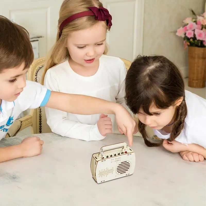Kits de ciencia para niños, Kit educativo de Radio FM, juguetes de aprendizaje para niños, juego de ensamblaje para estudiantes para el hogar, aulas y escuela - imagen 2