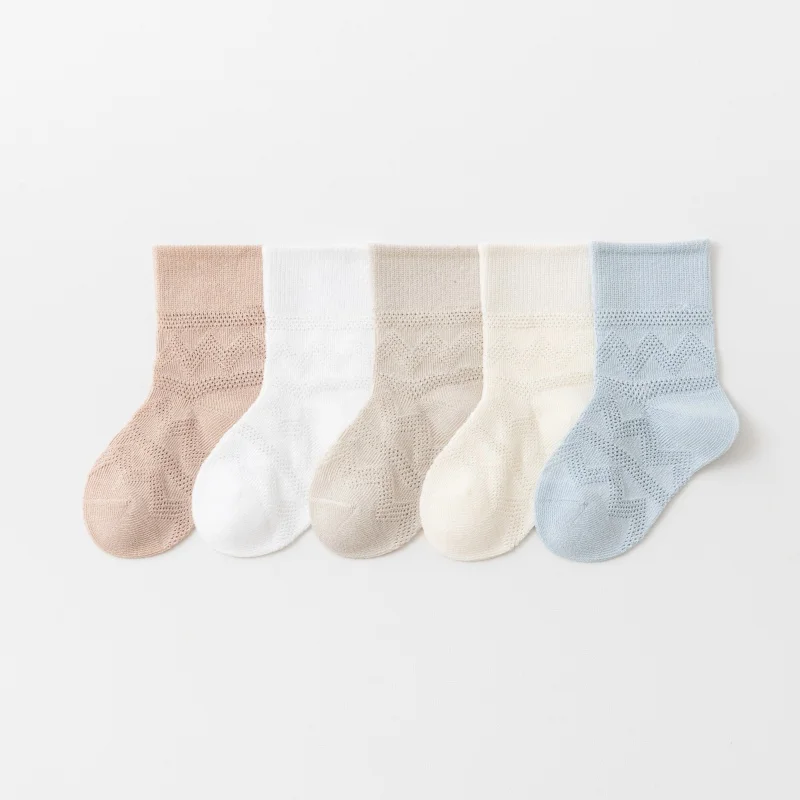 Calcetines de malla transpirable para bebé – Suaves y frescos - imagen 2
