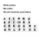 White Letter Mix