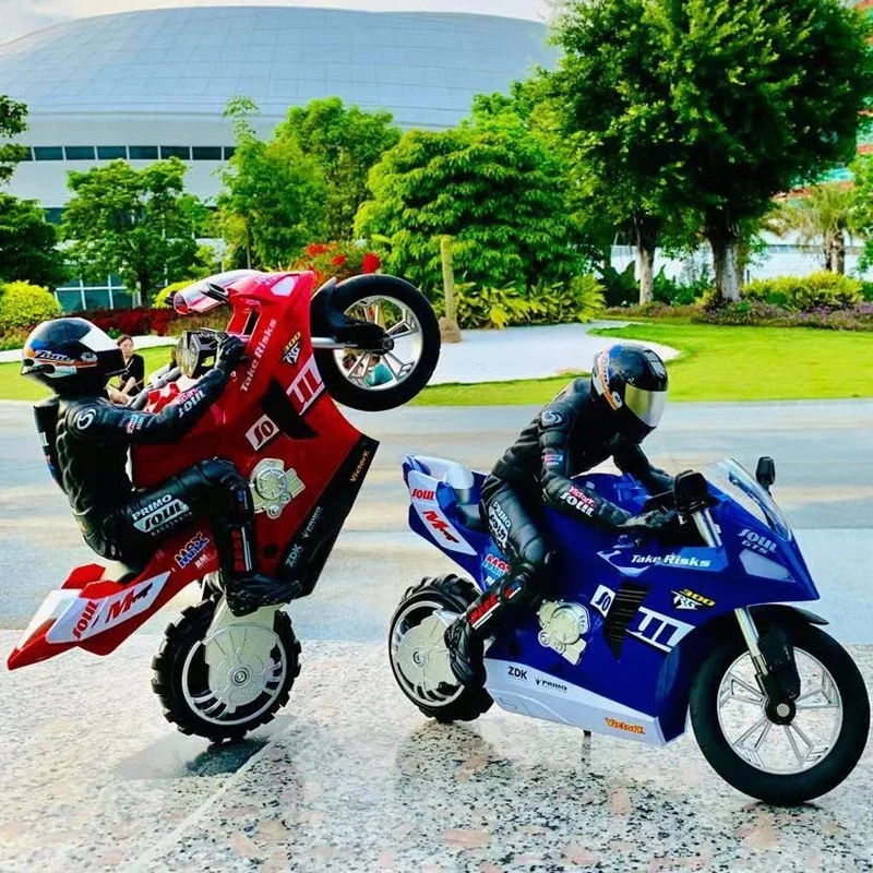 Motocicleta teledirigida RC de alta velocidad con control remoto - imagen 3