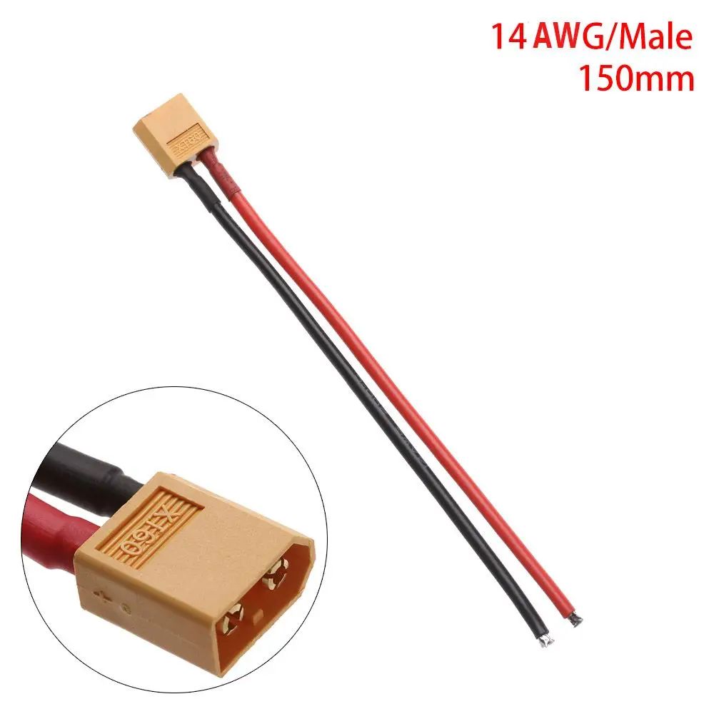 14AWG 150mm Male