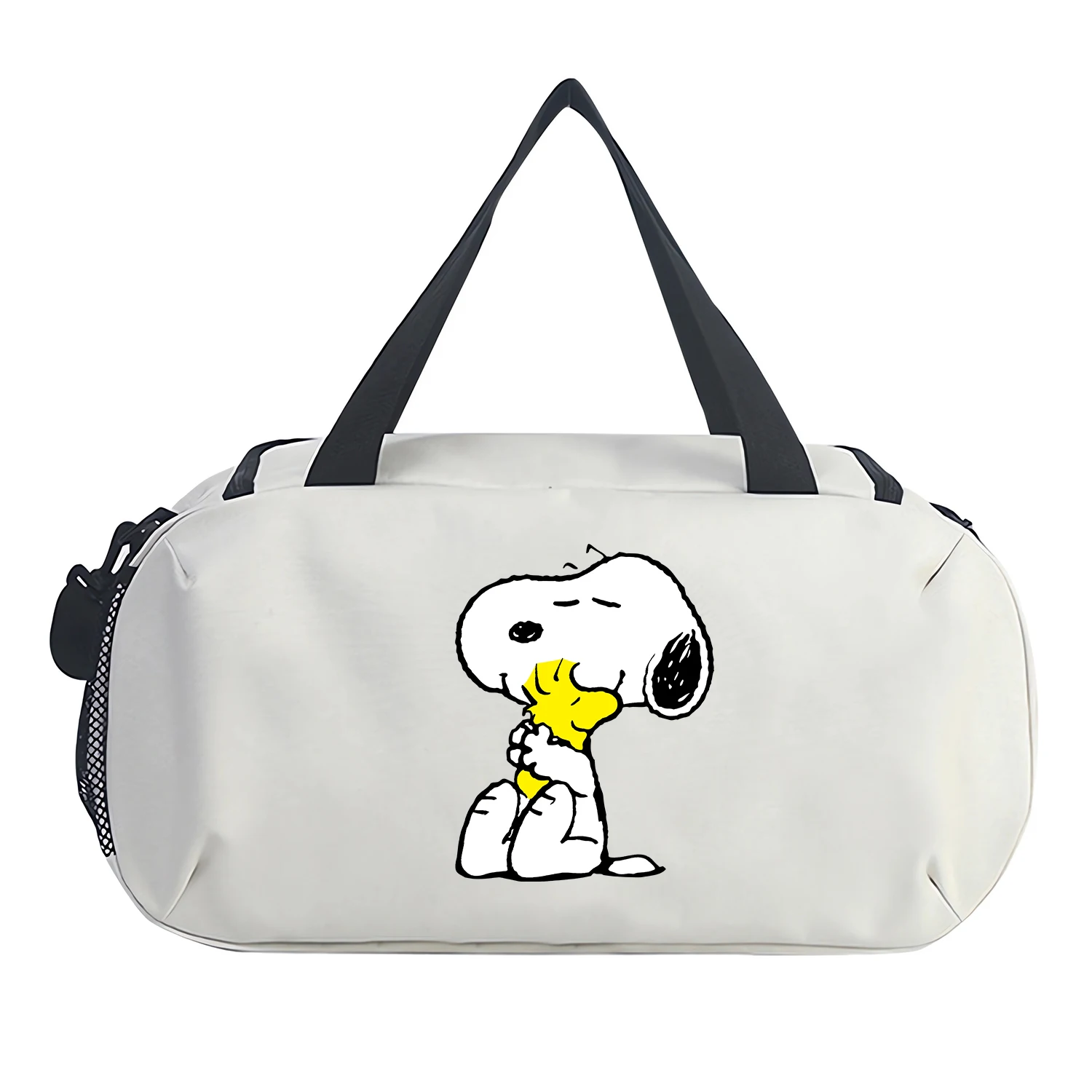 Bolsa de viaje Snoopy, bolsa de viaje de dibujos animados de Anime para entrenamiento, Fitness, deportes, gimnasio, Yoga, bolsa de equipaje seco y húmedo separada, bolso de mano de gran capacidad para regalo - imagen 2