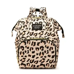 Bolsón cambiador impermeable con estampado para bebé