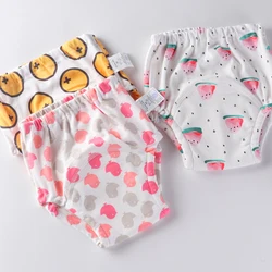 Pantalones entrenamiento orinal para bebé – Pañales reutilizables algodón