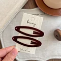 Burgundy oval