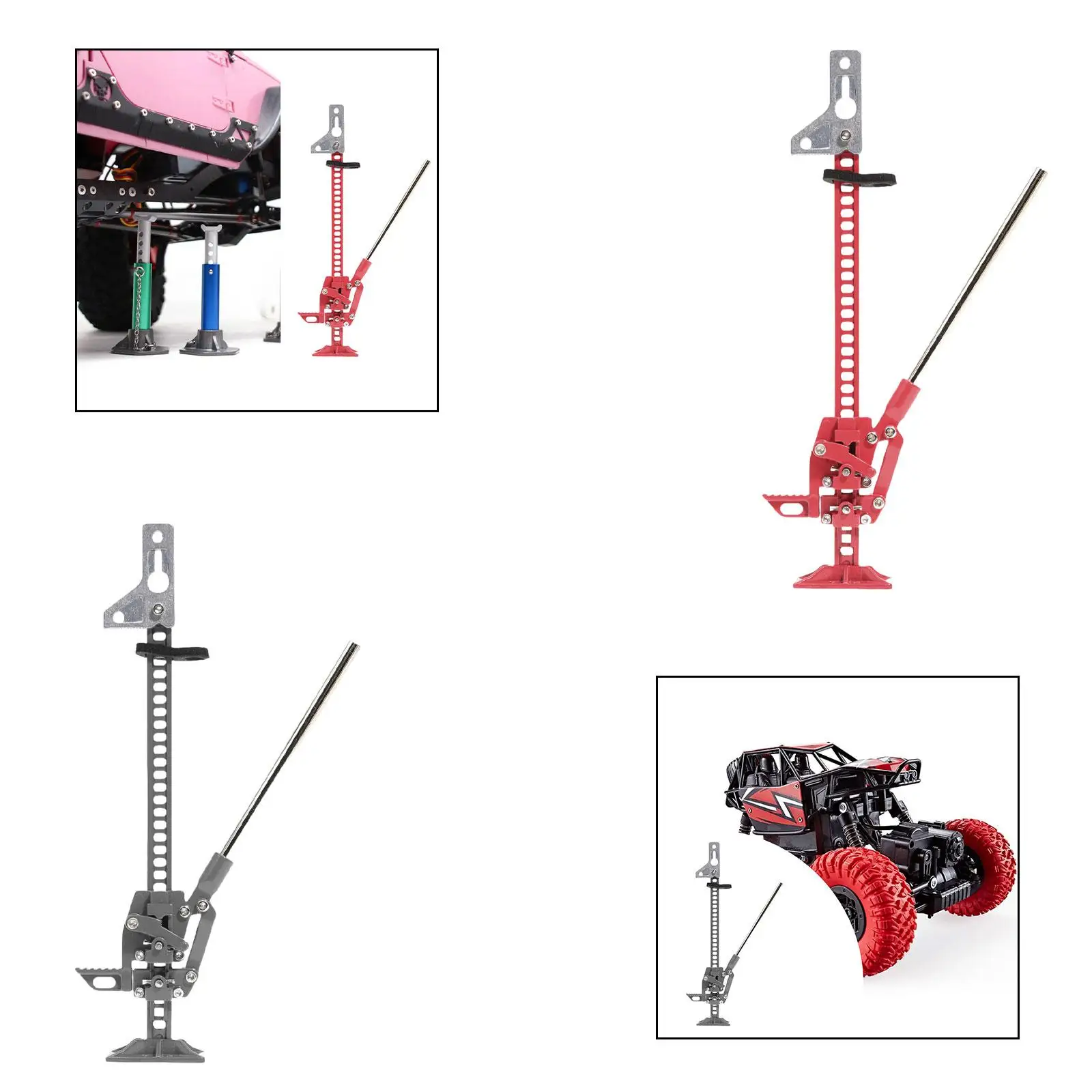 1/10 Scale Lift Jack Adjustable Jack Stand RC Vehicle Accessories for Controlled Toys