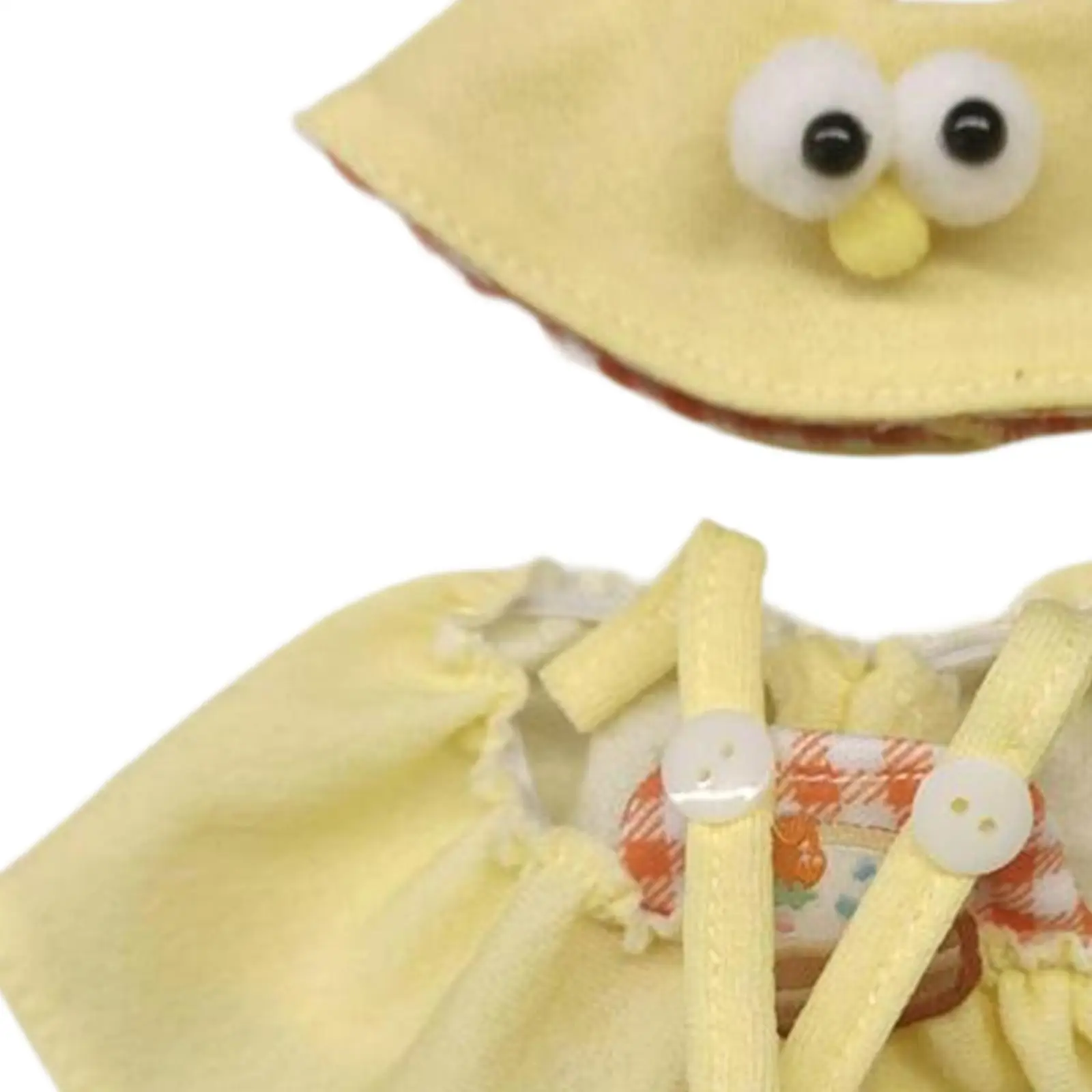 Plush Doll Clothes Cartoon Stylish Doll Accessories Soft Doll Clothing for 15-17cm Dolls Girl Dolls Dress up Thanksgiving Gifts