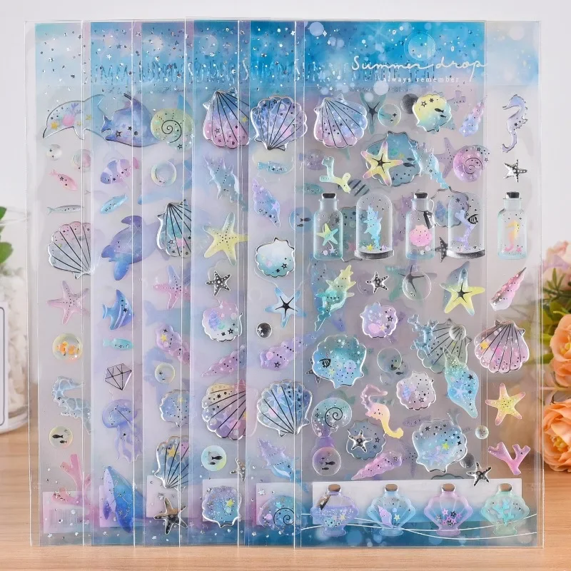 Pegatinas de cristal de dibujos animados para álbum y diario infantil - imagen 4