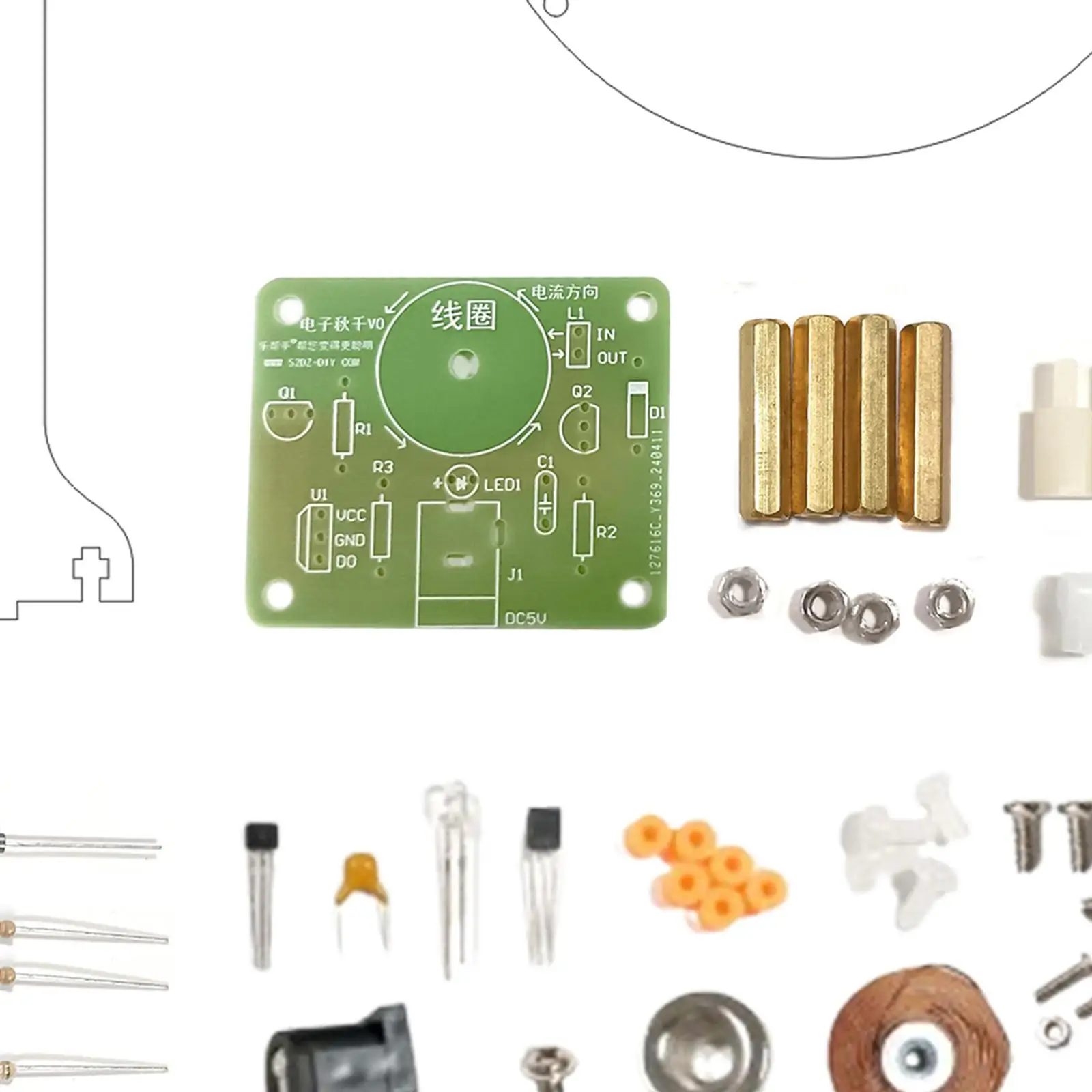 DIY Magnetic Pendulum Physics Kits Toy for Creative Gift Ages 7-14 Years