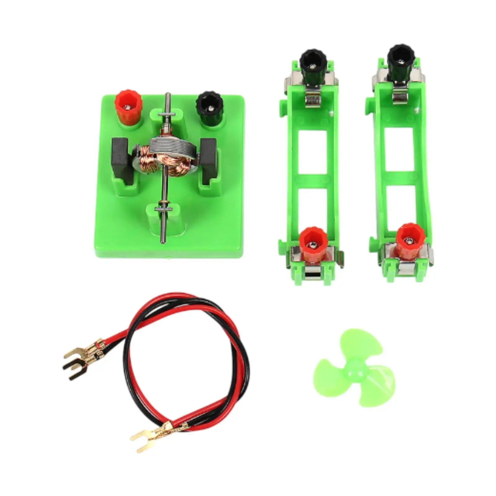 Modelo de motor eléctrico Experimento de física Proyectos de bricolaje para laboratorio de escuela secundaria - imagen 2