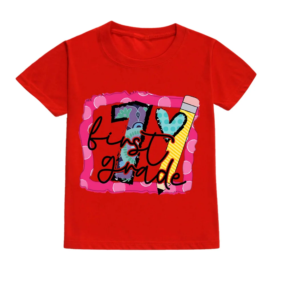 Camisa de primer/segundo grado para niñas, camisa de primer/segundo grado, camisas de primer/segundo grado, camiseta de regreso a la escuela, Linda camiseta escolar, regalo para niños - imagen 3