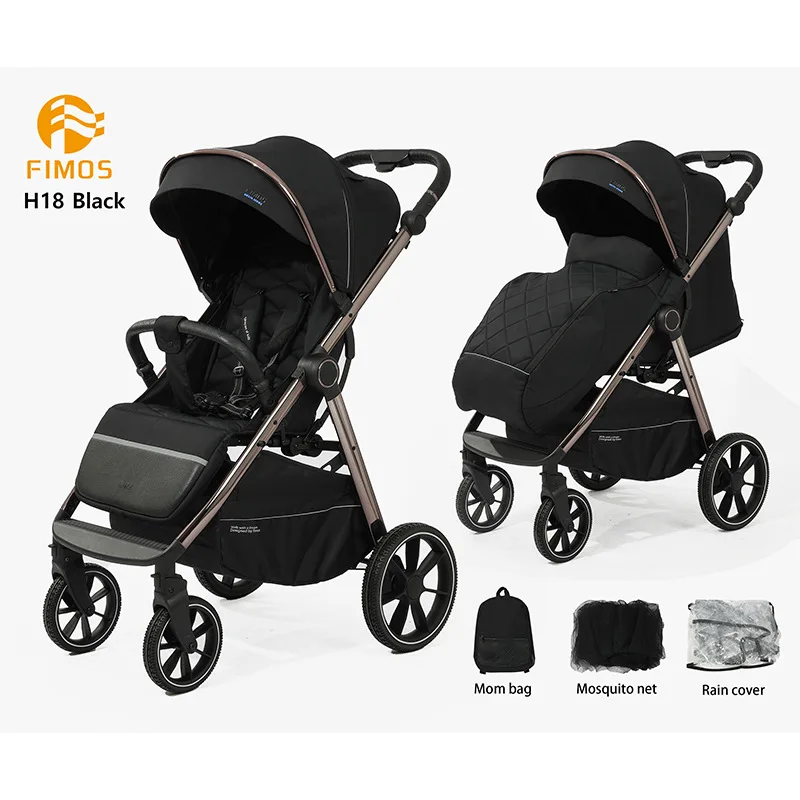 Cochecito Kidilo puede sentarse y acostarse, carrito de paraguas transpirable plegable ligero para bebé, cochecito portátil para niños - imagen 3