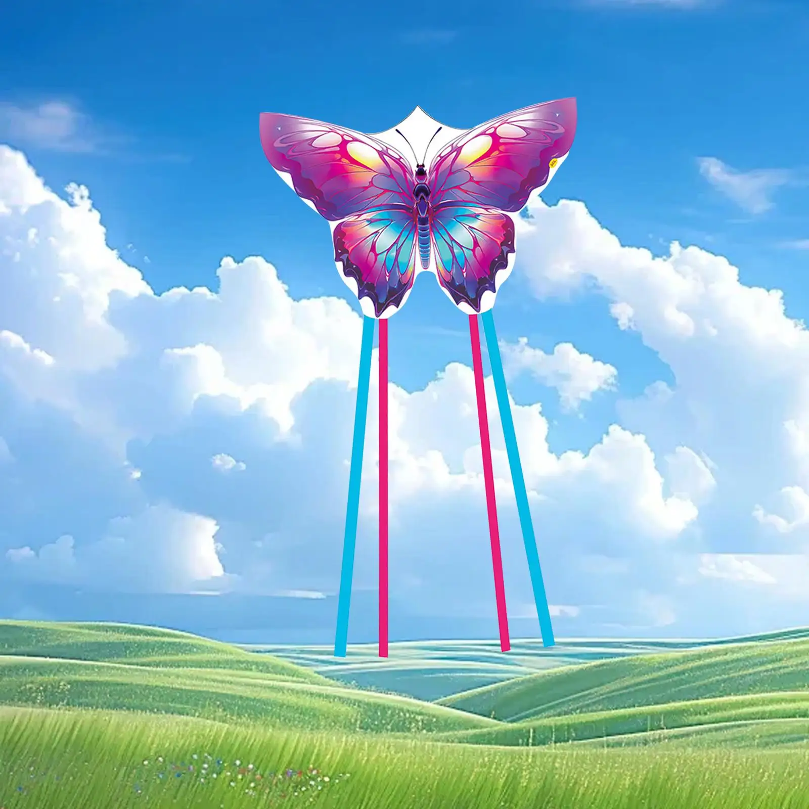 Huge Kite for Adults Kids Easy Flying Eye Catching Outdoor Fly Kite Game for Holiday Outdoor Beach Family Parties Birthday Gift
