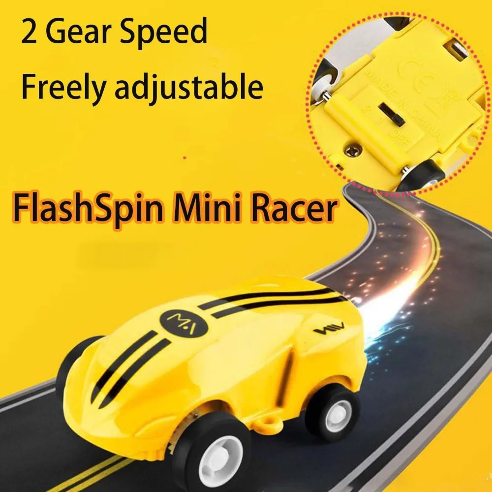 Mini coche RC de alta velocidad, rotación rápida de 360 grados, luminoso, truco de giro, deriva, coche pequeño con luz, regalo de Navidad para niños - imagen 4